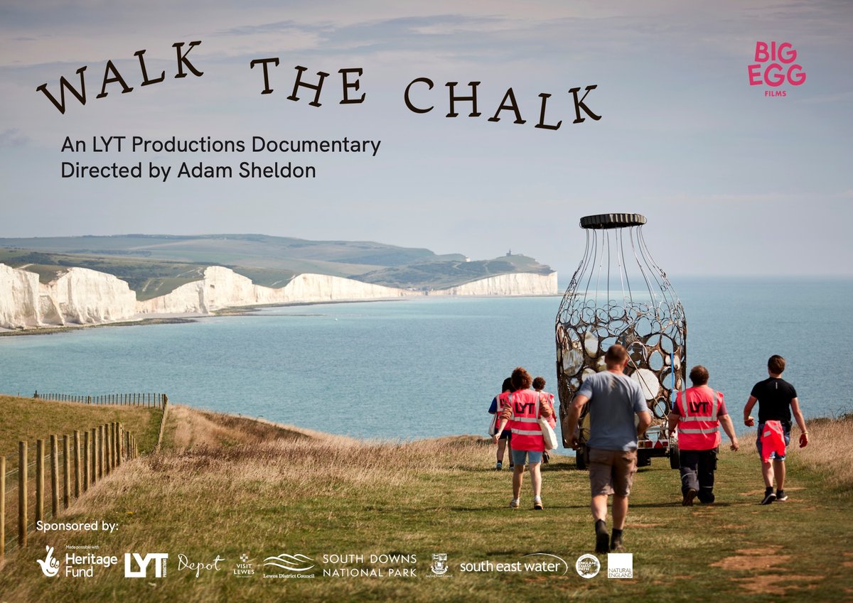 Walk The Chalk (@walkchalksussex) on Twitter photo You've Walked The Chalk, now you can Watch the Chalk! Three upcoming screenings for our documentary, directed by Adam Sheldon of <a href="/bigeggfilms/">Big Egg Films</a>!
Sat 13/ Sun 14 April at <a href="/LewesDepot/">Lewes Depot</a>: lewesdepot.org/film/walk-the-…
Sat 27 April at <a href="/SeafordCinema/">Seaford Cinema</a>: seafordcinema.org You've Walked The Chalk, now you can Watch the Chalk! Three upcoming screenings for our documentary, directed by Adam Sheldon of <a href="/bigeggfilms/">Big Egg Films</a>!
Sat 13/ Sun 14 April at <a href="/LewesDepot/">Lewes Depot</a>: lewesdepot.org/film/walk-the-…
Sat 27 April at <a href="/SeafordCinema/">Seaford Cinema</a>: seafordcinema.org