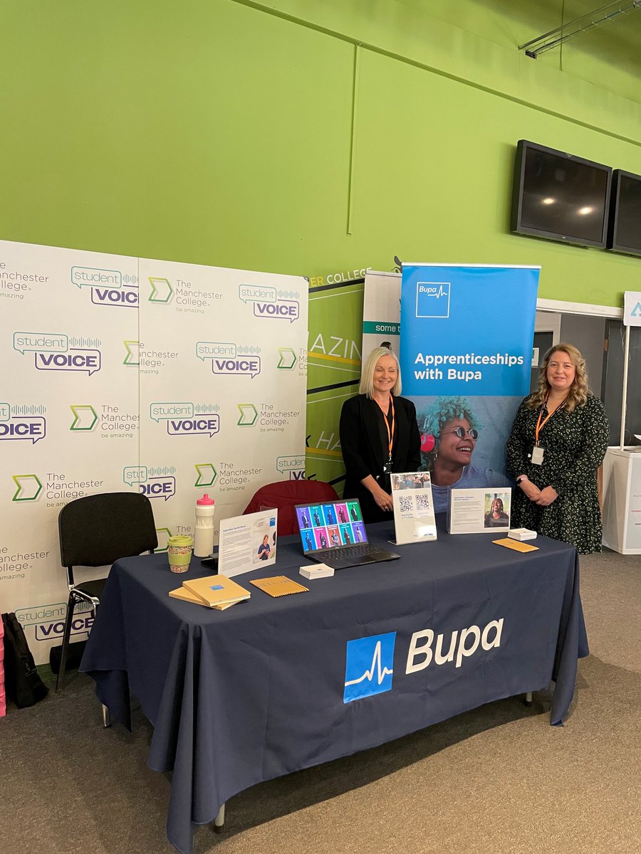 A big thank you to <a href="/Bupa/">Bupa</a> and <a href="/ucenmcr/">UCEN Manchester</a> for attending our Shena Simon campus today as part of #NationalCareersWeek2024