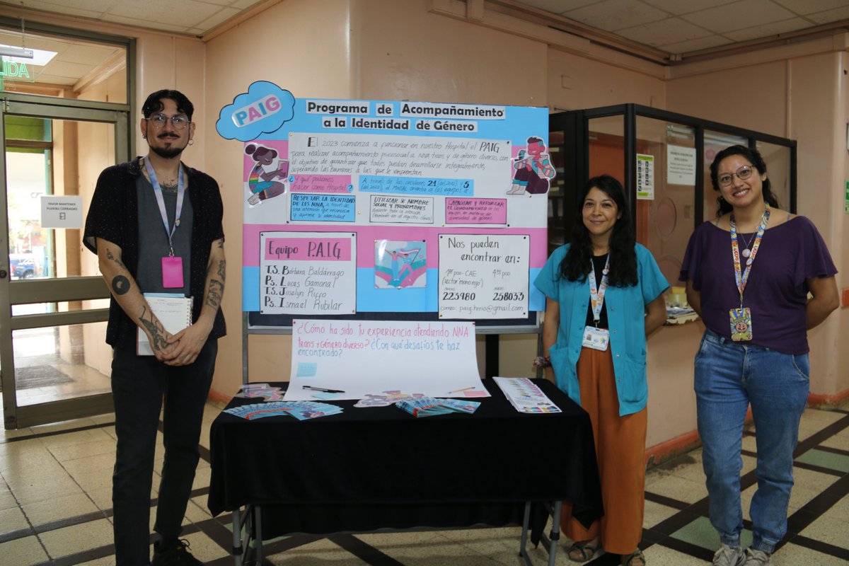 Robertodelrio_'s tweet photo. 📌DESTACAMOS I Programa de Acompañamiento a la Identidad de Género del #HospitalNiños realiza PRIMERA jornada de Sensibilización Intrahospitalaria https://t.co/NobH4iJ7Gy https://t.co/wufuYO2daD