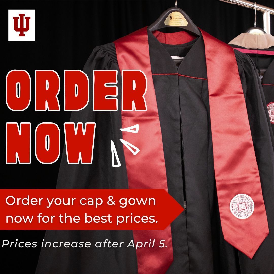 📢 Hey Grads! Order your cap and gown before Friday, April 5, 2024, for the best prices! After this, the prices will increase. Check the link for more information 🔗 buff.ly/3QiCsGS