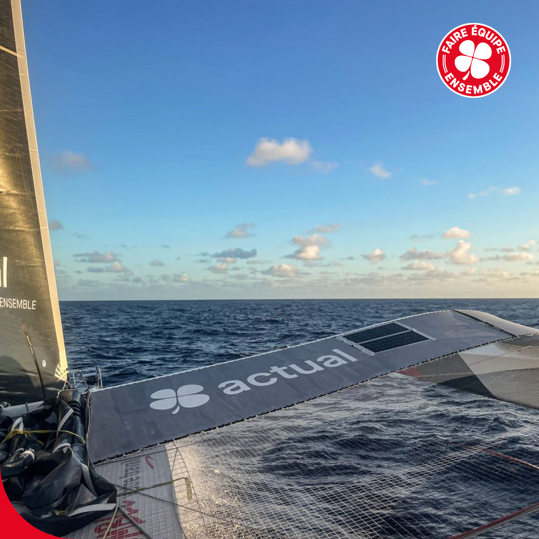 𝗝𝟱𝟵 | ARKEA UKTIM CHALLENGE
"Je suis assez fatigué mais le moral est bon ." - Anthony Marchand - Navigateur
𝗦𝘂𝗶𝘃𝗲𝘇 𝗹𝗮 𝗰𝗼𝘂𝗿𝘀𝗲 𝗱’𝗔𝗻𝘁𝗵𝗼𝗻𝘆 👉 team-actual.fr/arkea-ultim-ch…

#GOANTHO 🔴⚫ | #TeamActual |  #FaireEquipeEnsemble | <a href="/ARKEAULTIMCHALL/">ARKEA ULTIM CHALLENGE - Brest</a>