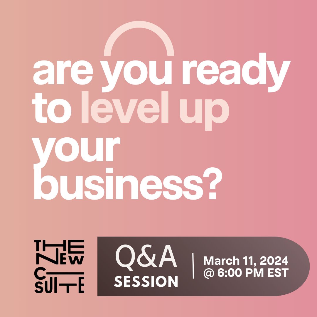 digitalundivided (@digundiv) on Twitter photo You asked for it and we we're preparing another exclusive Virtual Q&A session on the New C-Suite Program! Bring your burning questions, and let's explore the possibilities! Save your spot now and click the link to register. hubs.li/Q02nmS7l0 <a href="/Cosmopolitan/">Cosmopolitan</a> You asked for it and we we're preparing another exclusive Virtual Q&A session on the New C-Suite Program! Bring your burning questions, and let's explore the possibilities! Save your spot now and click the link to register. hubs.li/Q02nmS7l0 <a href="/Cosmopolitan/">Cosmopolitan</a>