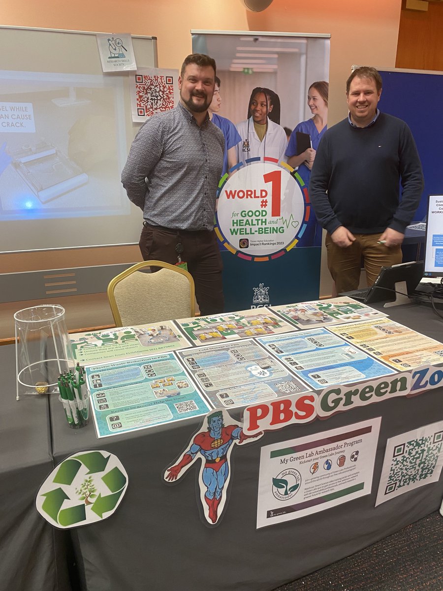 Great to see <a href="/RCSI_StEP/">RCSI Student Partnership</a> program being acknowledged as playing a key role in bringing students &amp; staff together to promote a green campus during <a href="/RCSI_Research/">RCSI Research and Innovation</a> Day 2024 - what super progress has been made with <a href="/mygreenlab/">mygreenlab</a> certification - congrats to everyone involved #TeamEffort