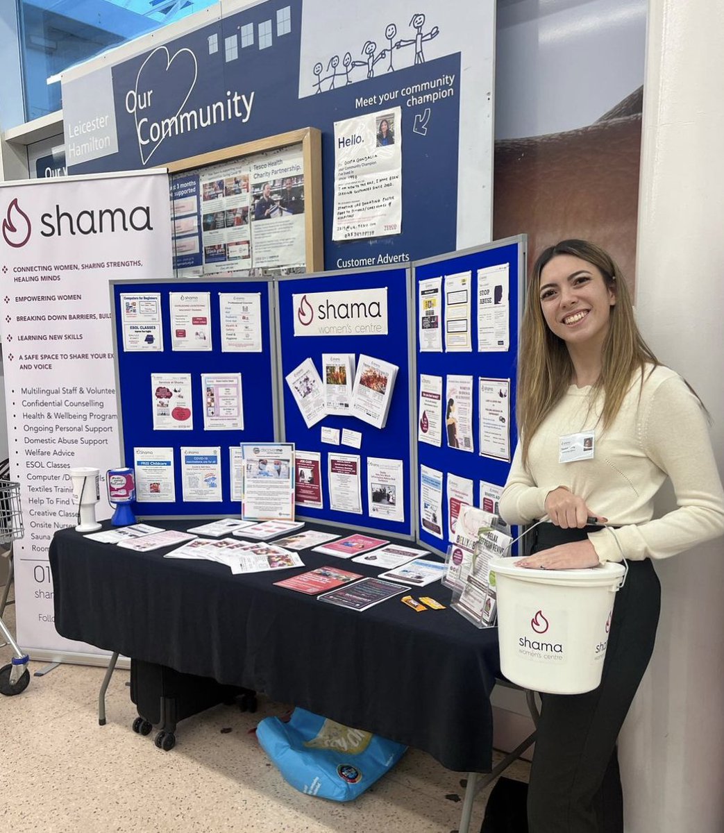 Thank you to everyone who donated at Tesco Hamilton last week and helped us to raise £204.21 for the centre, this money will be going towards empowering women and their families in our community ❤️

#Tesco #Hamilton #Leicester #ShamaWomensCentre #BucketCollection #Community