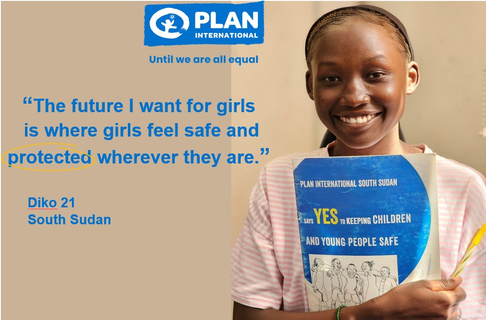 This #IWD24, we are asking young people about the #FutureGirlsWant. Diko 21 is a young South Sudanese activist who is passionate about women and girl’s safety. She wants to see a future where girls are free from violence and forced early marriages. 
#IWD24
#FutureGirlsWant