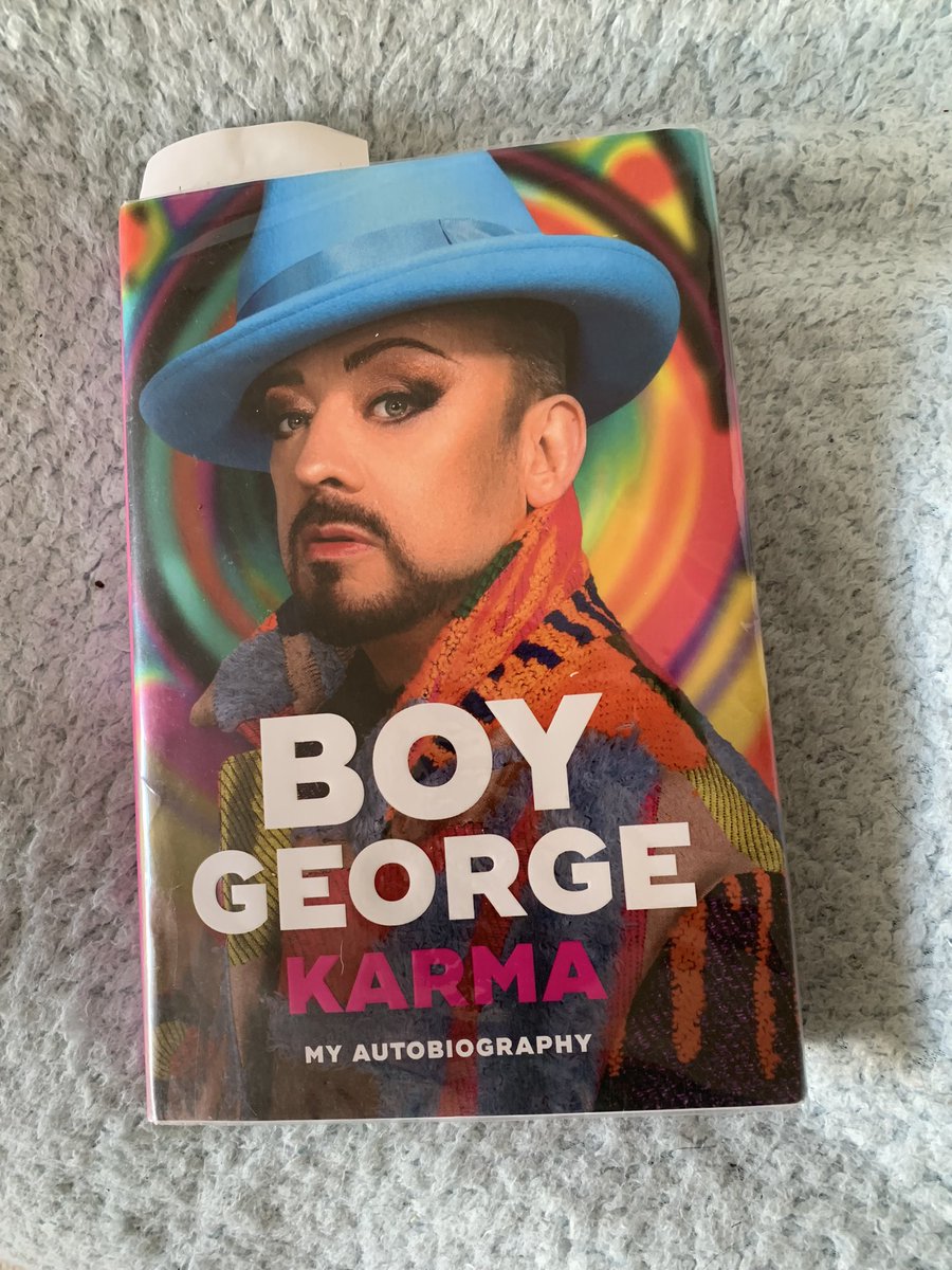 #NowReading 👍🏻 #BoyGeorge ❤️