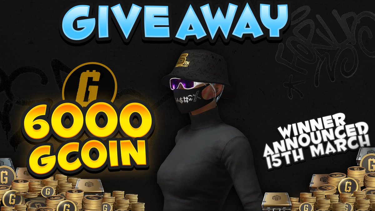 **Giveaway** 

As promised 

Simple Rules - Like the Tweet to Enter 🫡 
Winner announced 15th March 

(UK - 6000 gcoin code / others get £40 PayPal)