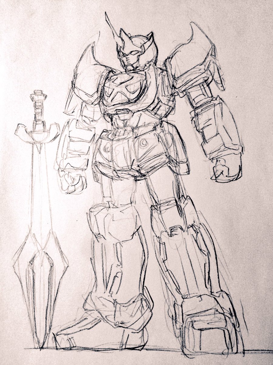 sketch no humans mecha robot weapon monochrome sword  illustration images