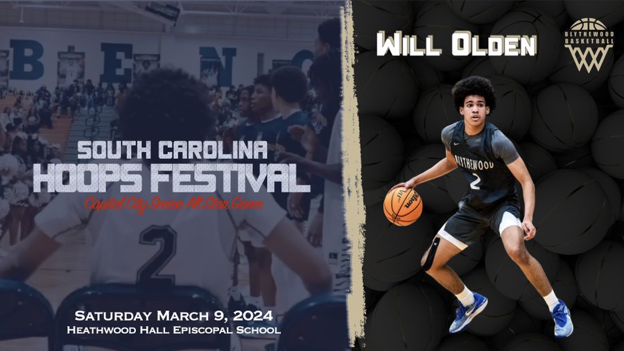 Carolina Pressure Basketball (@cpbfamily) on Twitter photo Congratulations to Will Olden (<a href="/7WillOlden/">Will Olden</a>) for being selected to play in the Capital City Senior All Star Game taking place Saturday, March 9th at Heathwood Hall Episcopal School. Congratulations to Will Olden (<a href="/7WillOlden/">Will Olden</a>) for being selected to play in the Capital City Senior All Star Game taking place Saturday, March 9th at Heathwood Hall Episcopal School.