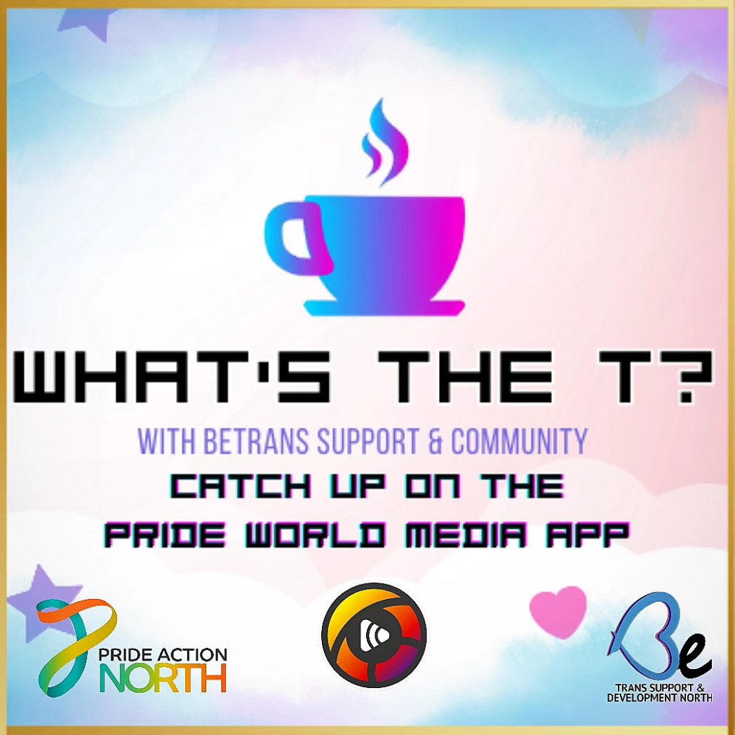 All 21 episodes of What’s the T? Are available to listen to now! 🎧 Catch up with all the episodes on the Pride World Media App or on the Pride World Media website. Proudly supported by @prideactionnorth 🏳️‍🌈