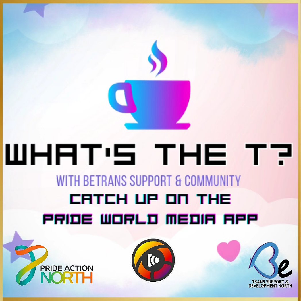 All 21 episodes of What’s the T? Are available to listen to now! 🎧

Catch up with all the episodes on the Pride World Media App or on the Pride World Media website. 

Proudly supported by @prideactionnorth 🏳️‍🌈