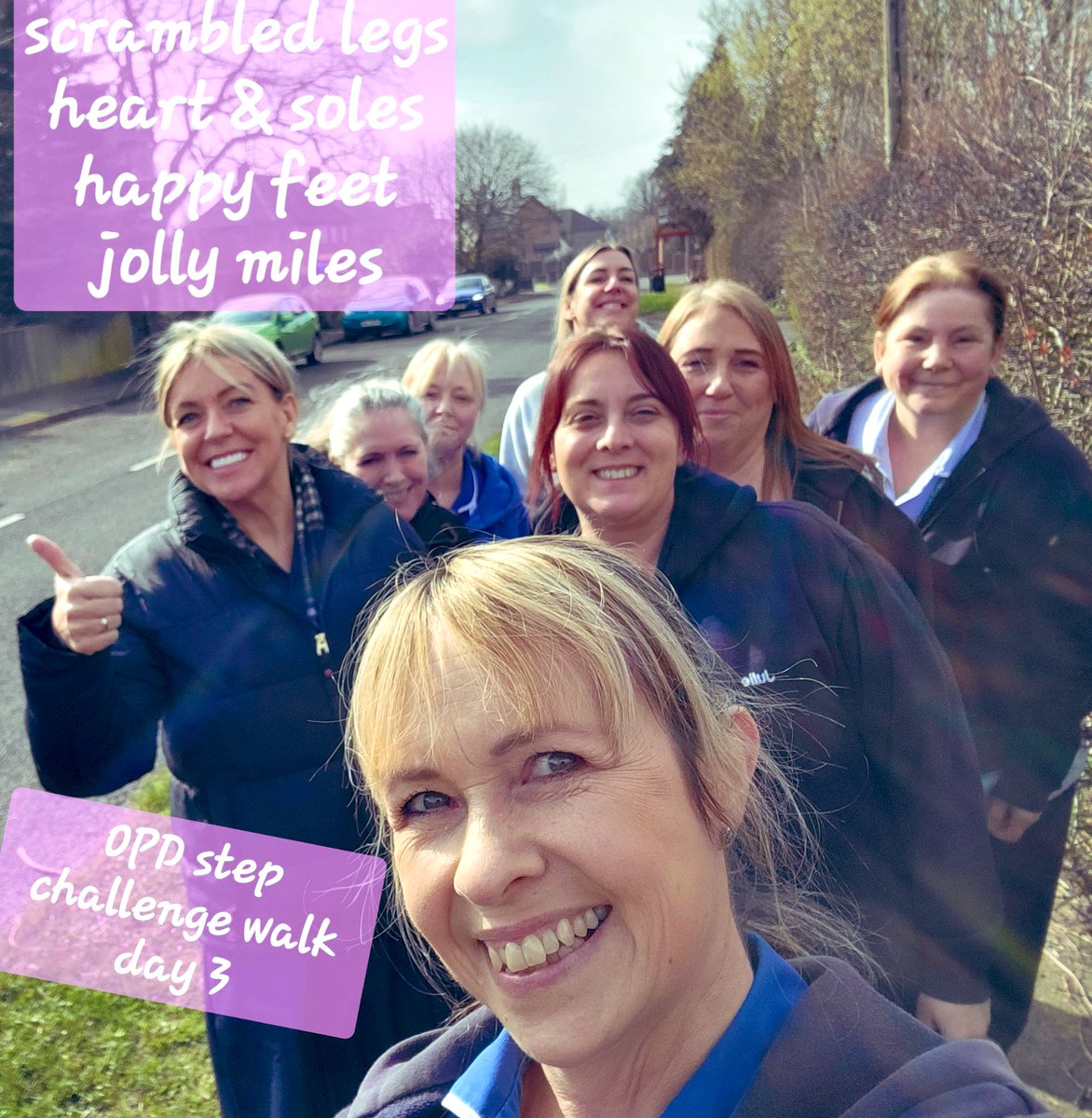 When your very competitive team sign up for a step challenge, it’s lunchtime walks for us!! @UHDBWellbeing @UHDBTrust @JulieTuckwood @NatalieBarx @DzanajahicDzana