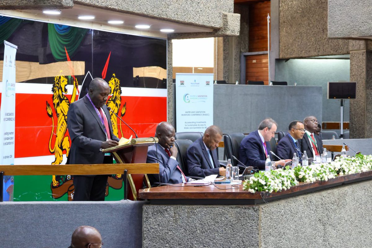 JKorir_K's tweet image. The #Wasic2024 presents an opportunity for investment in the water and sanitation sectors  to ensure universal access to clean and safe water and dignified sanitation. The conference will focus on innovative strategies to fund the sector from different sources.