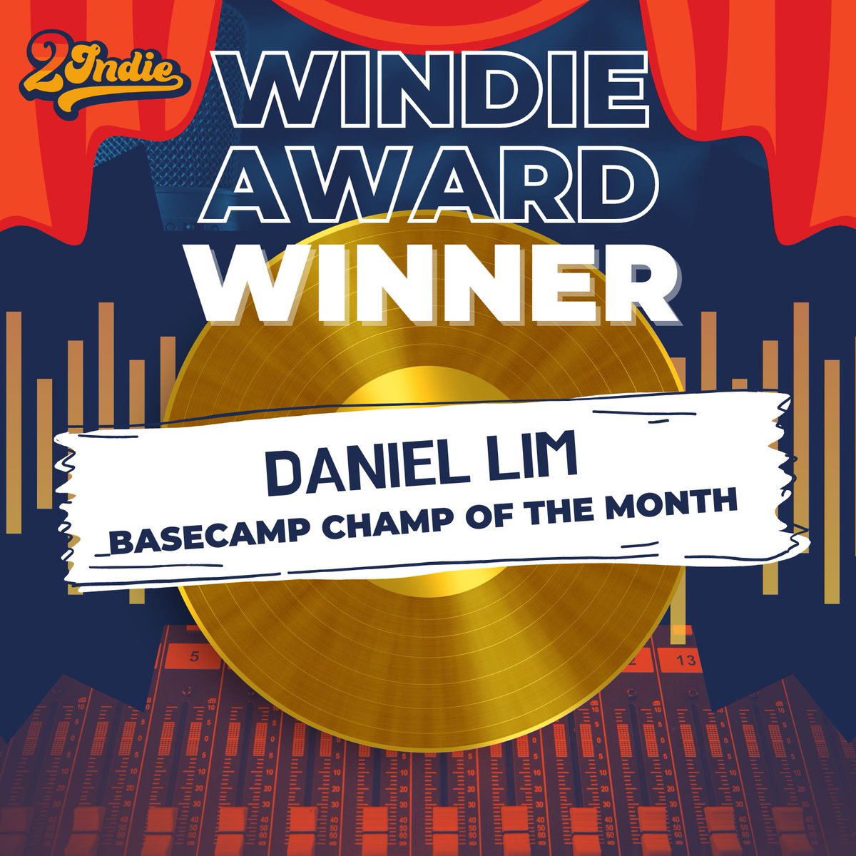 A special Congratulations goes out to Daniel Lim for being February's WINDIE AWARD Winner!!

👏Daniel is the Basecamp Champ of the Month👏

Congrats Daniel - Way to keep showing up and giving it your all!

#windieawards #champofthemonth #2indiebasecamp
#syncsuccess