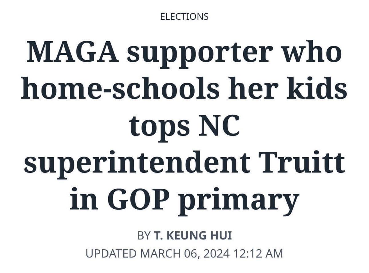 From mountains to the sea, we will work to educate every single voter about extremist <a href="/MicheleMorrowNC/">MicheleMorrow</a> from now til November. Our schools deserve elected officials who lift up our educators, students, and staff.  #nced #ncpol #Election2024 #teachertwitter capeforschools.com