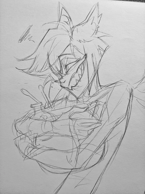 @weegeemint I guess you didn't know you needed an alastor carrying the instructional material into the classroom until now. 