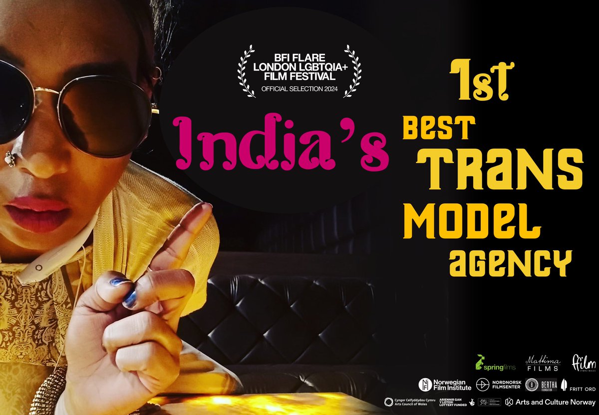 Long haul in the making but ready to meet the world now. Thrilled to invite you for the UK premiere of documentary India's 1st best Trans Model Agency BFI Flare on the 22nd and 23rd of March in London. 
Following the incredible <a href="/RudraniChettri/">Rudrani Chhetri</a>