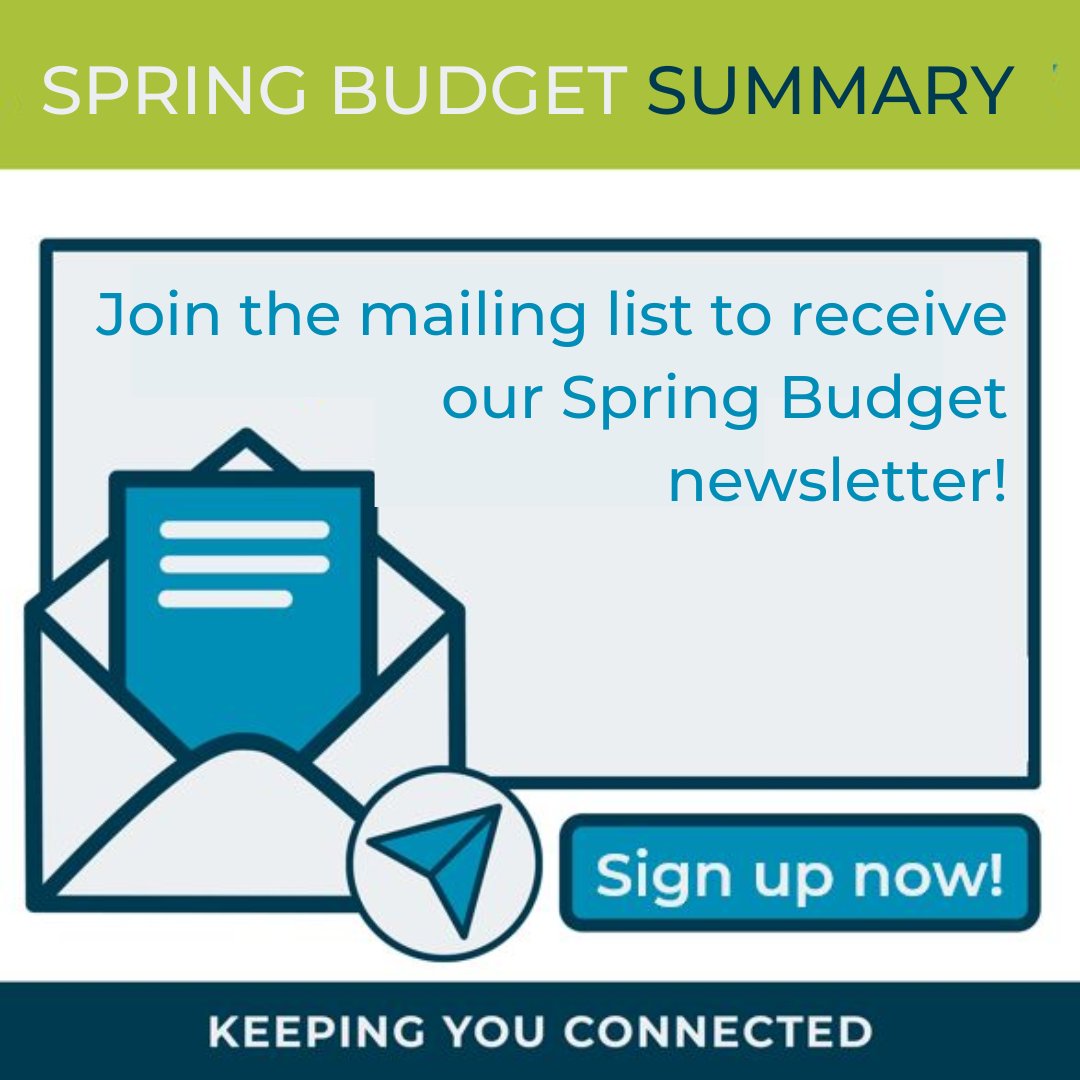 Clive Owen LLP (@cliveowenllp) on Twitter photo Spring budget 2024 📢
Want to find out more about how the updates could impact you and your business?
Subscribe to our mailing list by emailing marketing@cliveowen.com to receive our full Spring Budget overview. 📩
#SpringBudget #tax #newsletter Spring budget 2024 📢
Want to find out more about how the updates could impact you and your business?
Subscribe to our mailing list by emailing marketing@cliveowen.com to receive our full Spring Budget overview. 📩
#SpringBudget #tax #newsletter