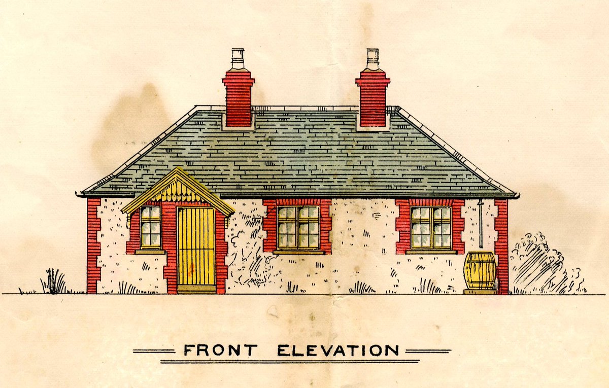 Always loved these lovely #labourers cottage plans from early 1900s. This is a detail from one plan, model D. Early #Donegal local authority housing, under 1883 Labourers Act.