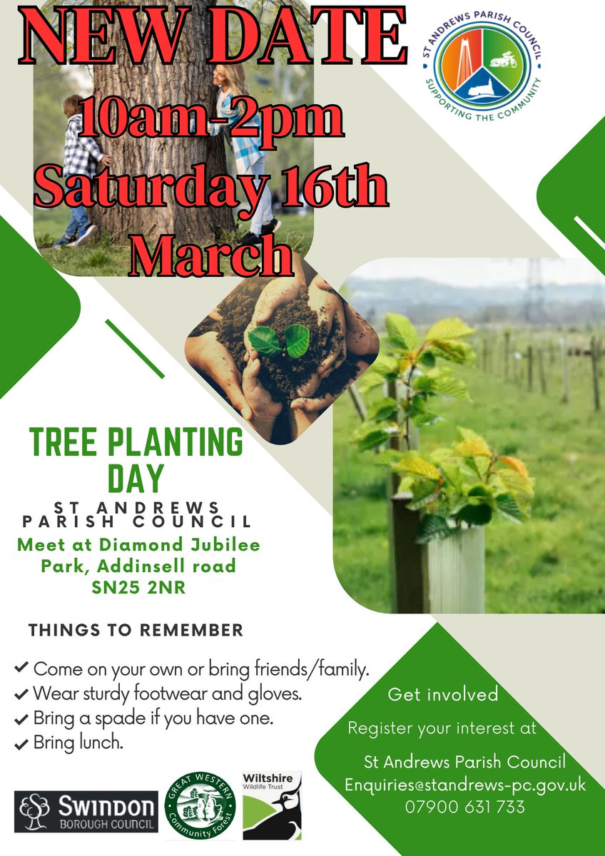 Exciting News! 🌳 We've got a new date locked in for our tree planting event!  Join us on Saturday 16th of March, as we come together to make a positive impact on our environment. Let's plant treesand create a greener tomorrow 🌱 #TreePlanting #Community #TreesForClimate 🌿