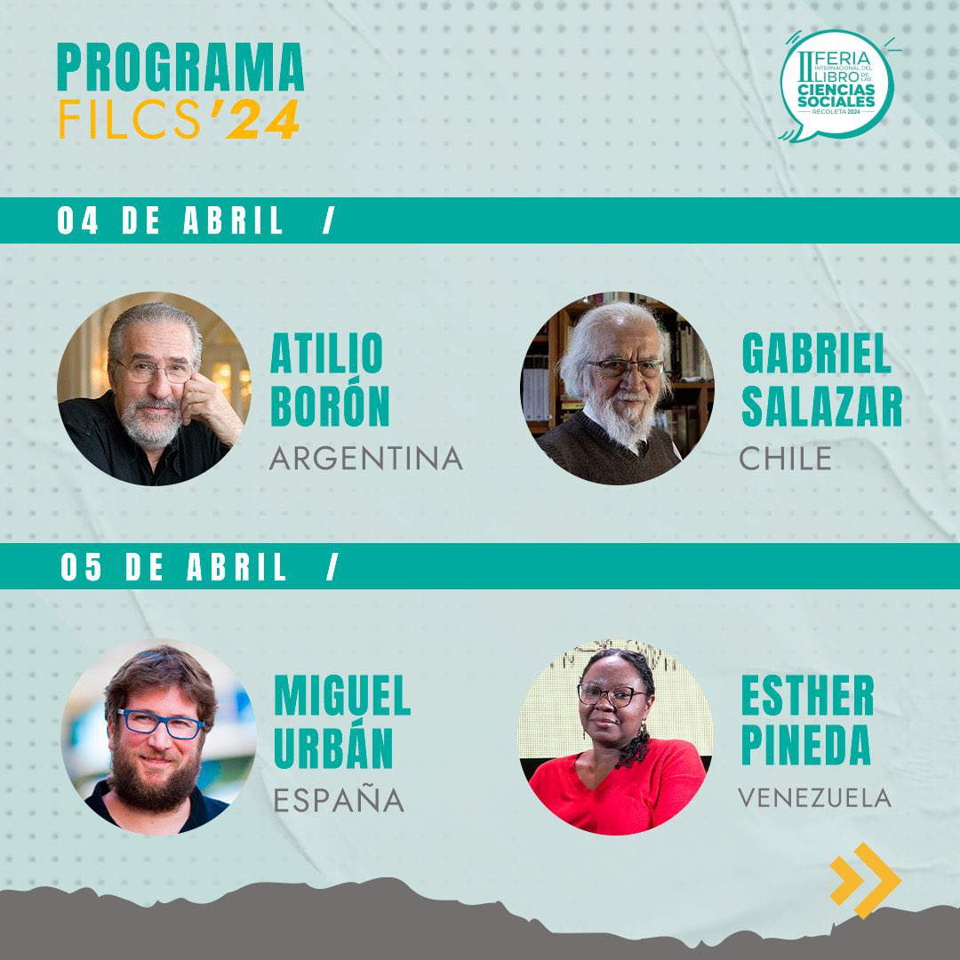 Recoletras's tweet photo. ✅FILCS '24 | Programa Oficial

🟣Revisa el detalle diario de las actividades que darán vida al evento que nos hará reflexionar sobre nuestra sociedad.  

🔴Esto y mucho más en la página web https://t.co/fxAsdWXjPi 

@Muni_Recoleta @CulturaRecoleta @culturas_cl https://t.co/nN5PaPuZwI