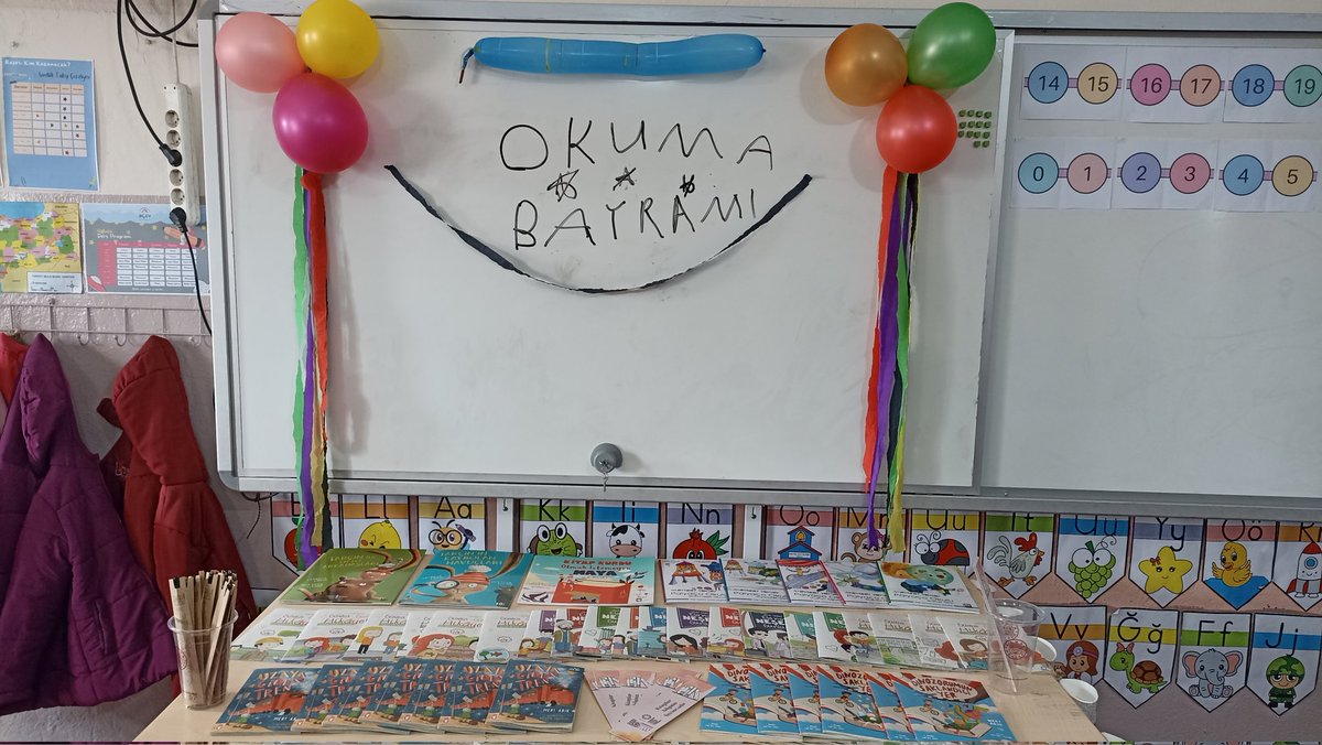 omerlianittepe's tweet photo. Çocuklarımızın kendi hazırladıkları pano ile Okuma Bayramımız🎉 Çocuklara Kitap ve pasta hediyesi için Şafak Mahallesi Muhtarı Mehmet Ali Bey'e teşekkür ediyoruz. https://t.co/X56odUNHlO