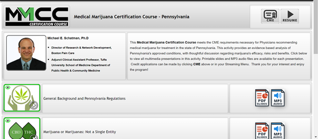 MedMJcme's tweet photo. Physicians in PA and OH: if you want to expand your practice to include #MedicalMarijuana, your state requires training from an accredited source. Meet your CME requirement &amp; learn the science of #cannbis here: https://t.co/a7YBP395NK. Your patients will thank you for it! #MedEd https://t.co/CXF1nJ40Tn