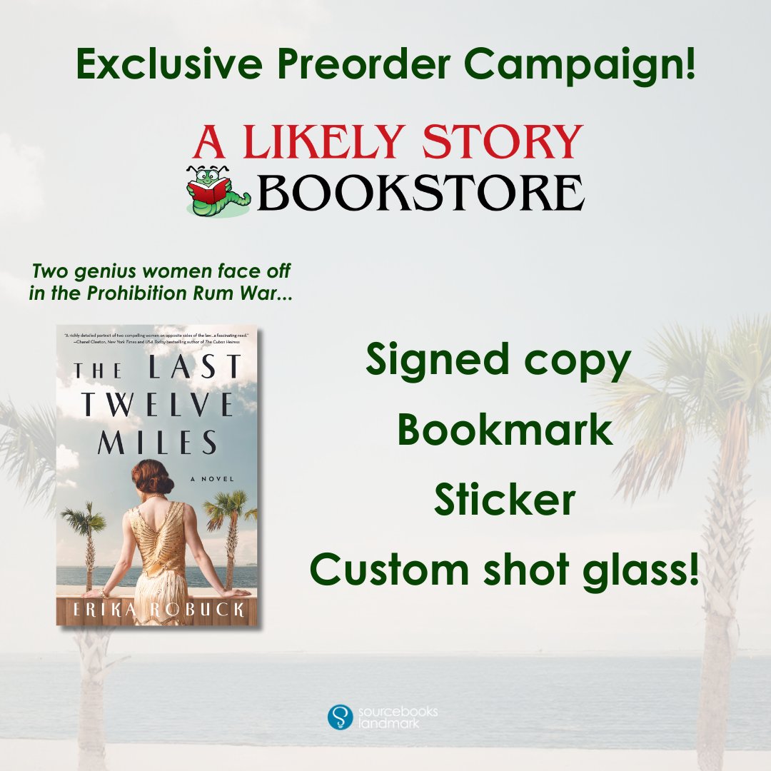 🎙Announcement: I'm partnering with the wonderful @SykesvilleBooks for a Pre-Order Campaign! If you pre-order a paperback of THE LAST TWELVE MILES you'll not only receive a signed copy of the book but also a custom shot glass and other goodies! bit.ly/3uVs00n