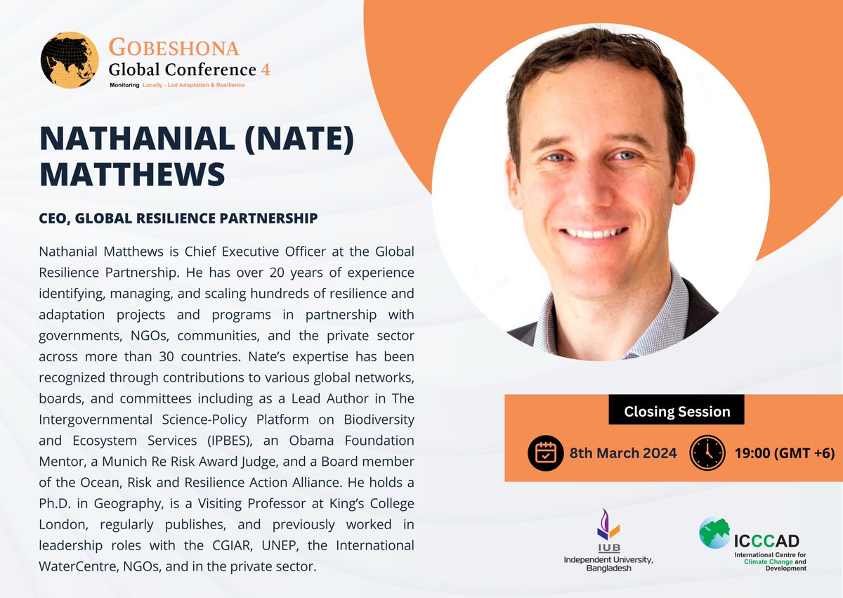 As the Closing Session of the 4th edition of the Gobeshona Global Conference 4 closes in, let's take a look at one of the esteemed panelists who will be joining the session to wrap up a week of insightful, enlightening and necessary discussions! #Gobeshona #GGC4