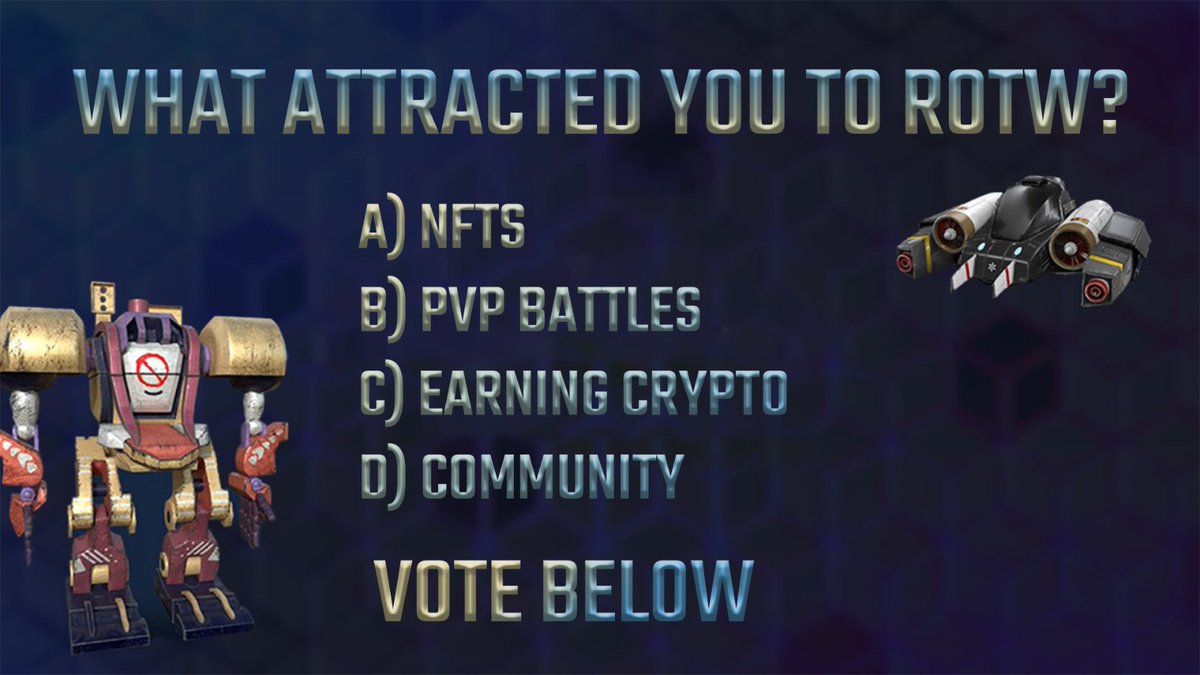 What attracted you to ROTW? Tell us in comments, I'm seeing!