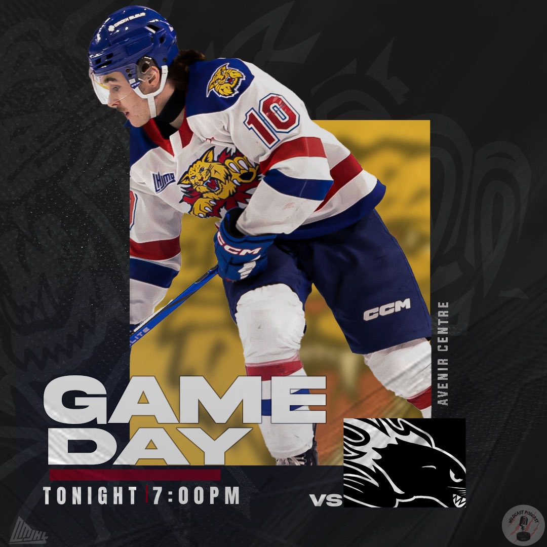 MonctonWildcast's tweet photo. πΎπΈππΌπ»πΈπ
The Wildcats look for 2 in a row as they host the SeaDogs tonight in a divisional battle,Cats trying to hold onto 3, SJ trying to make the playoffs!
β° - 7:00pm
π» - https://t.co/AHqz7IRAye
π - Avenir Centre
#DefendTheDen #CHAvsMON
πΈ - @DanielStLouis https://t.co/eEWM6EEFDs