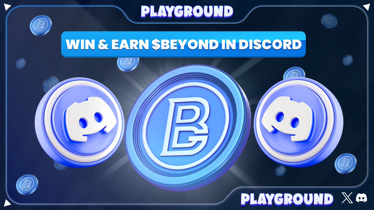 Level up and rev up with #PlayGround 🎮

Dive into #PlayGround and be a part of our unique revenue sharing model for token holders 💫

Exciting opportunities to earn $BEYOND in our Discord ahead of #TGE are on the horizon

Stay tuned for updates