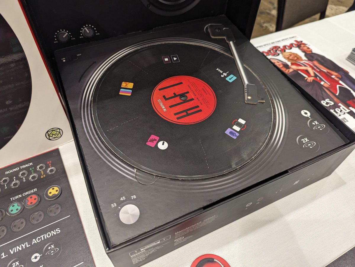 Check out this prototype copy of HiFi coming soon from <a href="/SmirkandDagger/">Smirk & Dagger / Smirk & Laughter</a> 

This was from the Media First Look event at #GAMAExpo2024 

#HiFi #HostedMedia #SmirkAndDager  #Boardgame