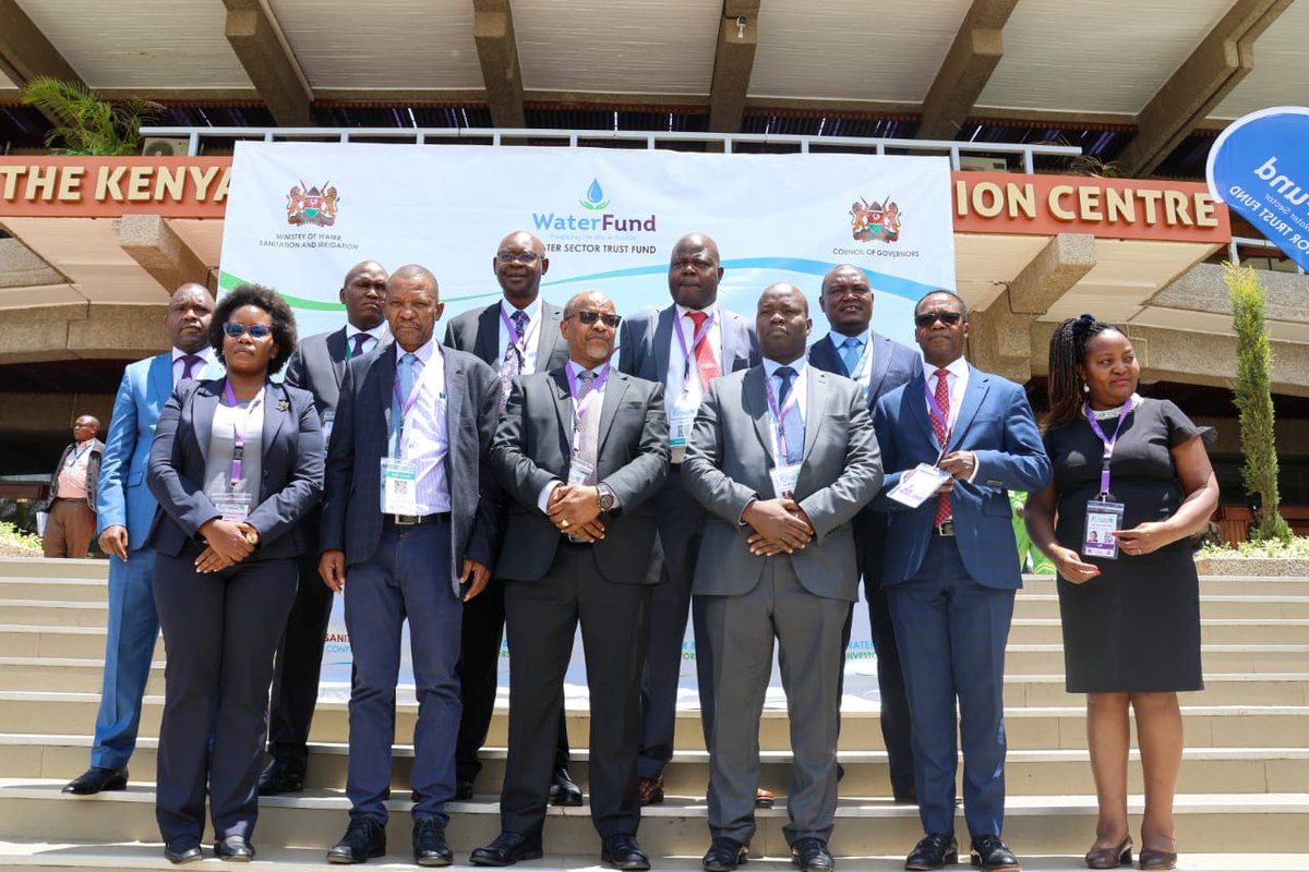 myleshitty's tweet image. CS Zachariah Njeru&apos;s presence at #Wasic2024 highlights the government&apos;s dedication to addressing water and sanitation challenges.