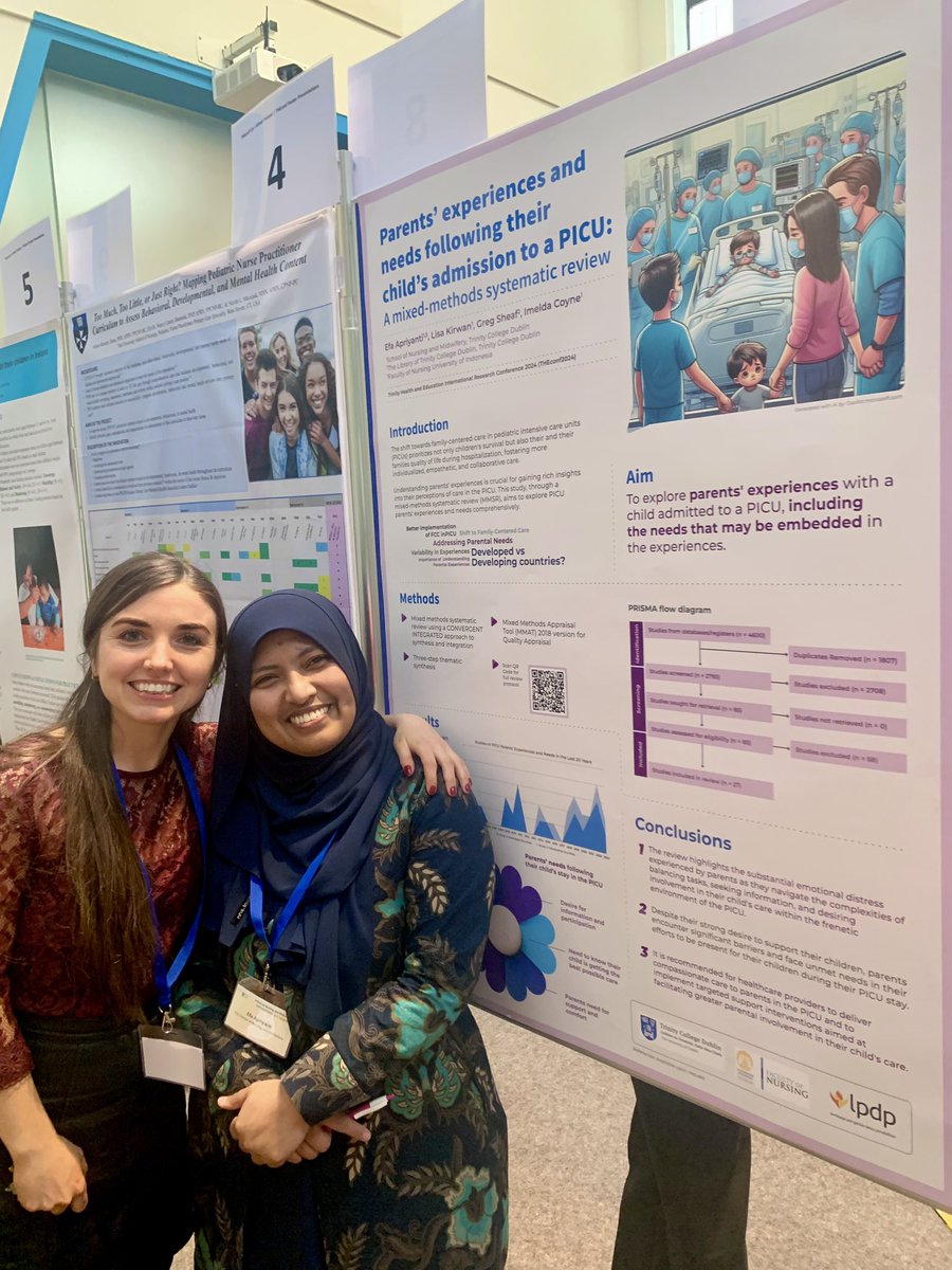 Lisa Kirwan (@lisakirwan3) on Twitter photo Delighted to have worked with the incredible Efa Apriyanti and contributed to this systematic review on parents experiences and needs following their child's admission to PICU 🤝🏻 well done Efa 👏🏻 #THEconf2024 <a href="/TheConf_TCD/">THEconf2024</a> <a href="/TCD_SNM/">School of Nursing & Midwifery, TCD</a> <a href="/ImeldaCoyne/">Professor Imelda coyne</a> @gregsheaf <a href="/univ_indonesia/">UniversitasIndonesia</a> Delighted to have worked with the incredible Efa Apriyanti and contributed to this systematic review on parents experiences and needs following their child's admission to PICU 🤝🏻 well done Efa 👏🏻 #THEconf2024 <a href="/TheConf_TCD/">THEconf2024</a> <a href="/TCD_SNM/">School of Nursing & Midwifery, TCD</a> <a href="/ImeldaCoyne/">Professor Imelda coyne</a> @gregsheaf <a href="/univ_indonesia/">UniversitasIndonesia</a>