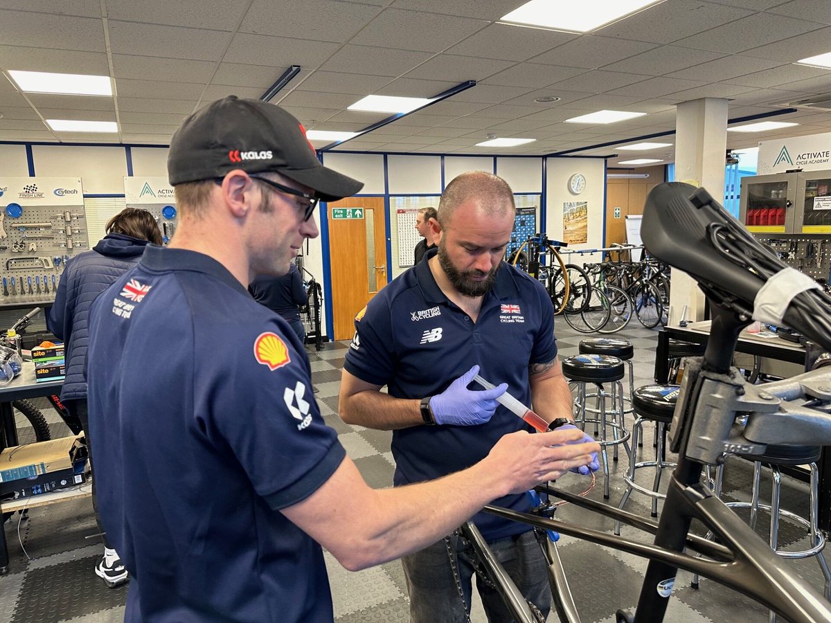 Activate Apprenticeships (@activatetweets) on Twitter photo It was really amazing to welcome a cohort of <a href="/BritishCycling/">British Cycling</a> coaches into our Activate Cycle Academy Stafford workshop recently, which included none other than Team GB’s most decorated Olympian, Sir Jason Kenny.
#Apprenticeships #bikemaintenance #professionaltraining It was really amazing to welcome a cohort of <a href="/BritishCycling/">British Cycling</a> coaches into our Activate Cycle Academy Stafford workshop recently, which included none other than Team GB’s most decorated Olympian, Sir Jason Kenny.
#Apprenticeships #bikemaintenance #professionaltraining