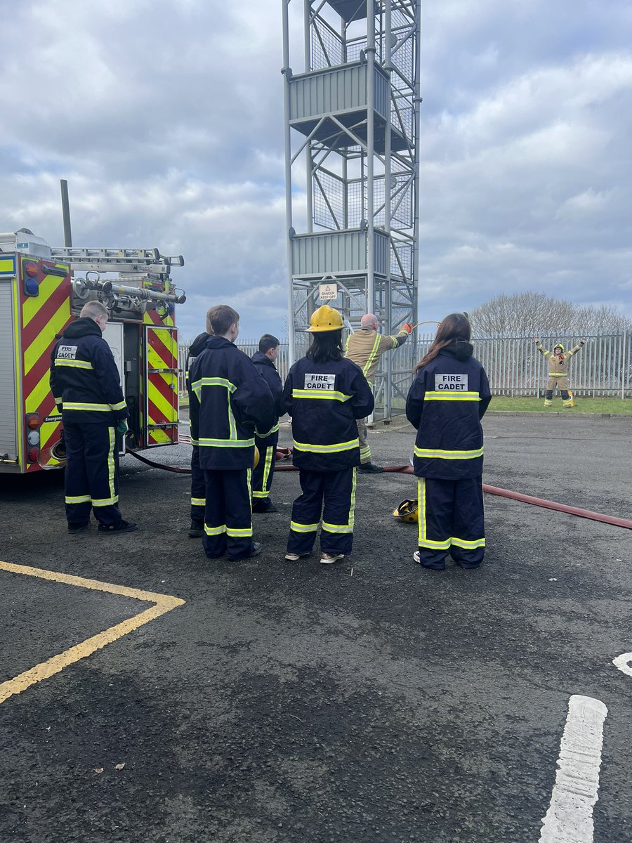 Huge thanks to Paul, Martin &amp; Donald from <a href="/fire_scot/">Scottish Fire and Rescue Service</a> for having us at Whitburn FS today after eight weeks of intervention with a group of S2 and S3 learners. We looked at fire skills, safety, confidence and team work. Amazing day had by all <a href="/ArmadaleAcademy/">Armadale Academy</a> <a href="/ArmadaleSSTeam/">Armadale Academy Student Support and SfL</a> 🚒