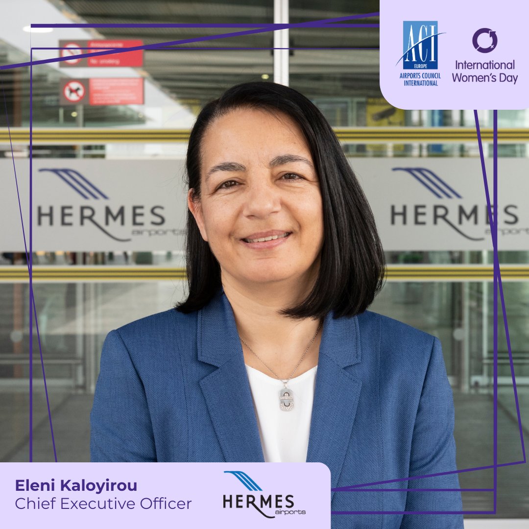 According to Eleni Kaloyirou, CEO of Hermes Airports (@CyprusAeropolis) and Board Member of ACI EUROPE, women in leadership positions should be considered role models, as they often master squaring the circle of work-life balance. Eleni also adds, 'Leadership comprises women and