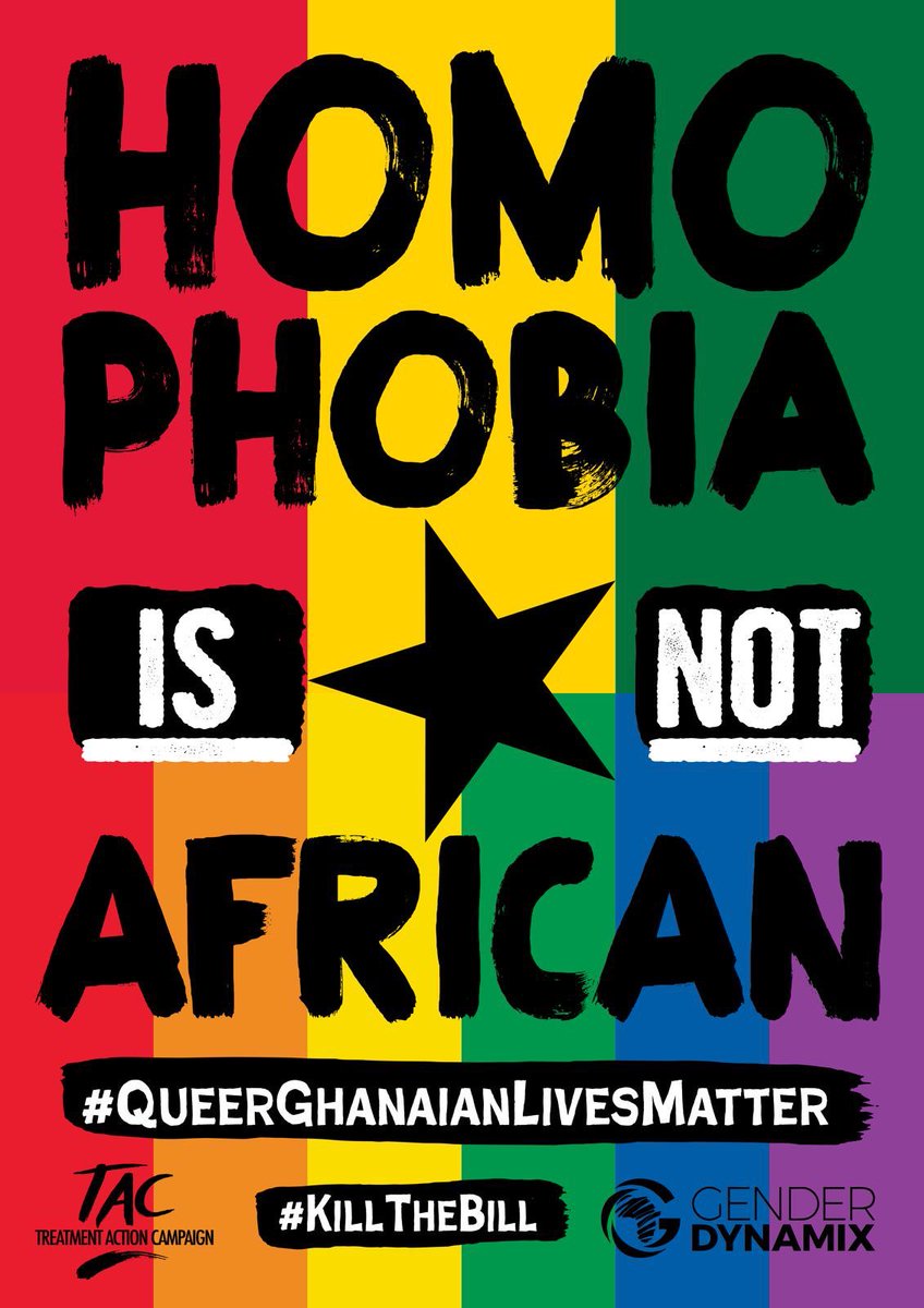 Today, March 6 (also Ghana Independence Day), people worldwide speak out online and march+protest in person to urge President @NAkufoAddo to reject Ghana’s draconian anti-LGBTQ+ bill that criminalizes an entire community just for existing. #QueerGhanaianLivesMatter  #KillTheBill