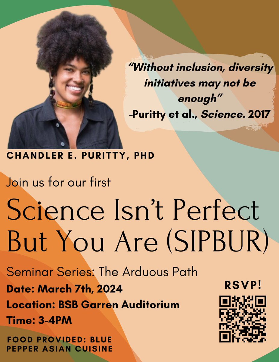 Looking forward to our inaugural <a href="/SIPBURUCSD/">SIPBUR at UCSD</a> Seminar Series tomorrow! The seminar is setup such that we listen to a great talk led by Dr. Puritty with a section for engaging in discussion! Cannot wait!