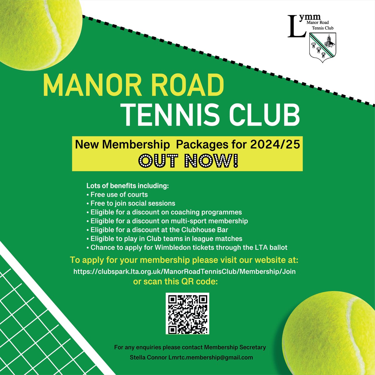 Spring is in the air and that has got us thinking about TENNIS!! 🎾🎾🎾

Take a look at our new membership packages:
clubspark.lta.org.uk/ManorRoadTenni… 
#Lymm #Cheshire