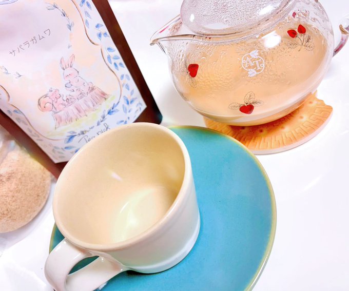 「お茶 ティーカップ」のTwitter画像/イラスト(新着)｜5ページ目