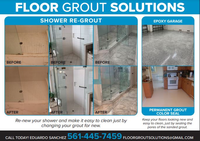 #ShoutOutOfTheDay #FloorGroutSolutions saveon.com/merchants/floo… #ReNew your shower, by changing your #Grout for NEW, CALL TODAY! #PermanentGroutSeal #CleanTile #CleanShower #ShowerReGrout #BathroomFloors #KitchenGrout #SouthFL #WestPalmBeach #FindAPro #HomeProsGuide