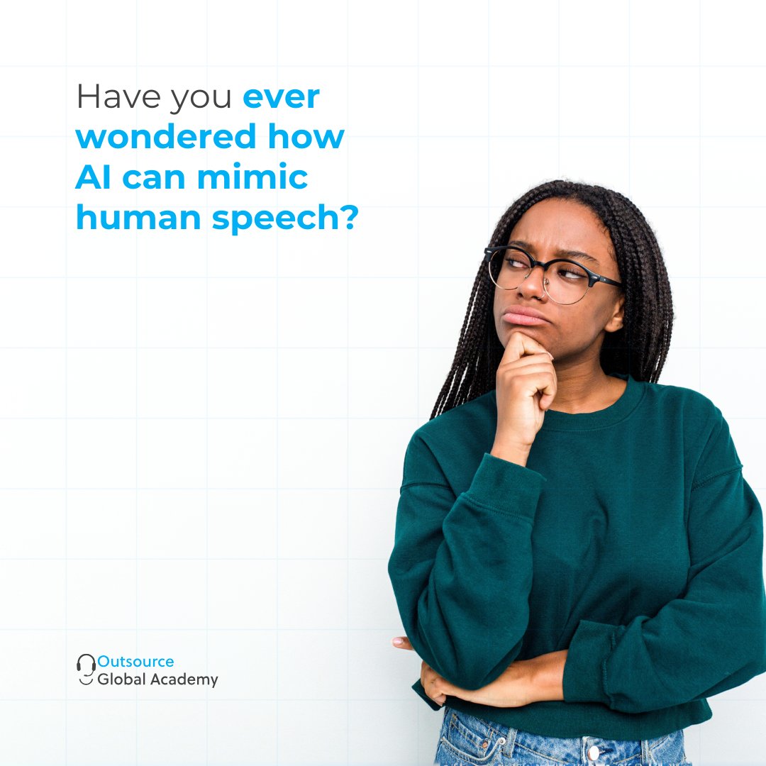 AcademyOgtl's tweet image. These AI models are trained on extensive text and audio data to learn the patterns and nuances of human speech, resulting in natural-sounding voices.

Deep learning and neural networks are key techniques behind AI&apos;s effective mimicry of human speech.

#OutsourceAcademy