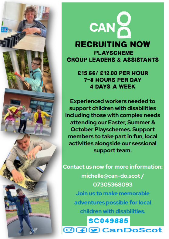 Andriannagaby's tweet photo. "I feel like a better person being here"
Aidan has worked as a Group Leader, Sessional Worker and started with Can Do as a volunteer aged 16.
Come and join #TeamCanDo
We are recruiting for volunteers, sessional staff and group leaders.
For an informal chat, details below👇 https://t.co/mKp9xGpals