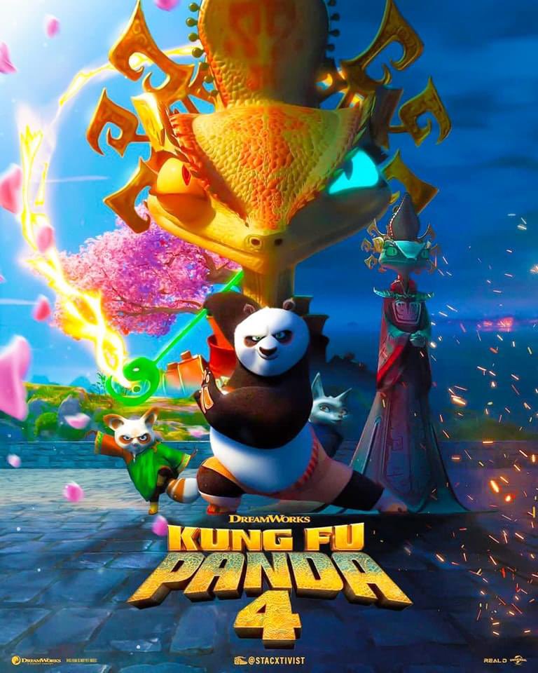 goffyo's tweet photo. #KungFuPanda4  🐼 สนุก ตลก มุกโบ๊ะบ๊ะ ภาพสวยครบรส พร้อมคำคมแบบขำๆทั้งเรื่อง ใครเป็นแฟนโป ห้ามพลาด #MovieReview @uipthailand https://t.co/hDZTRXPejM