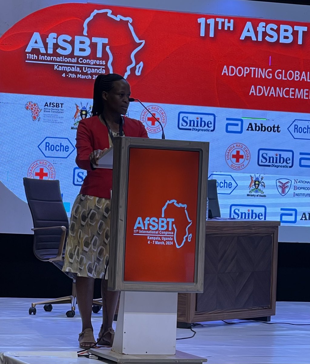 ⁦<a href="/UgandaCancerIns/">Uganda Cancer Institute</a>⁩ Prossy Nakabugo presenting at the ⁦<a href="/af_sbt/">AfSBT</a>⁩ ⁦<a href="/ubtsug1/">Uganda Blood Transfusion Service (UBTS)</a>⁩ Congress