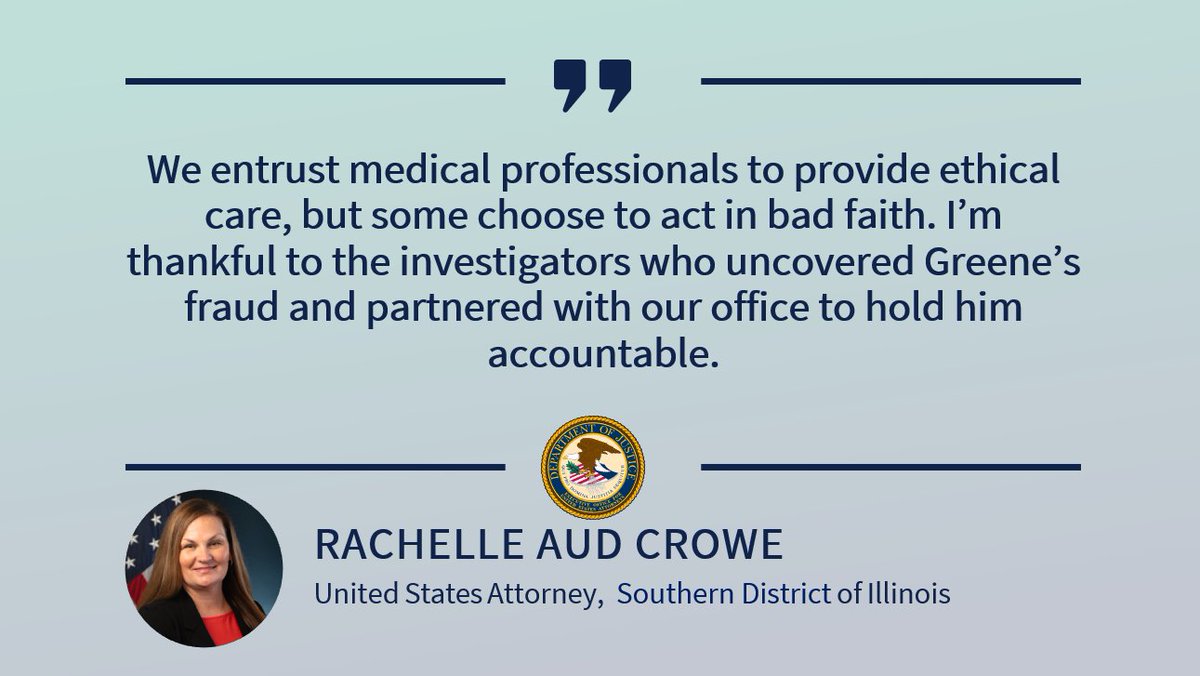 Edwardsville Doctor Pleads Guilty to Healthcare Fraud: justice.gov/usao-sdil/pr/e…