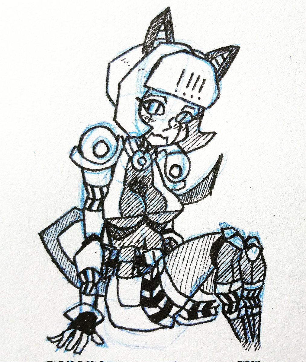 Robot Cat #Skullgirls