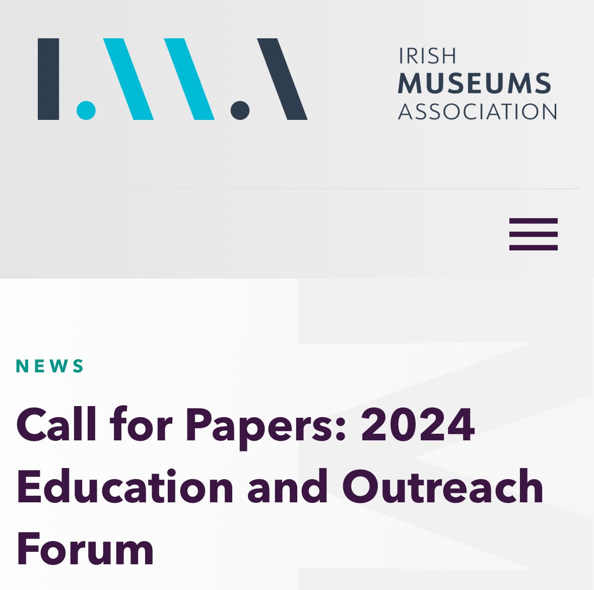 Irish Museums Association (IMA) tweet media